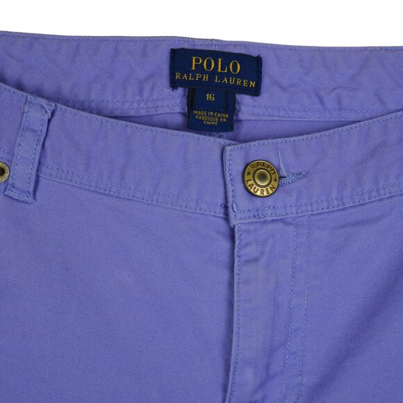 Polo‎ Ralph Lauren Womens Preppy Purple Slim Casual Chinos Size 16 - Picture 5 of 9